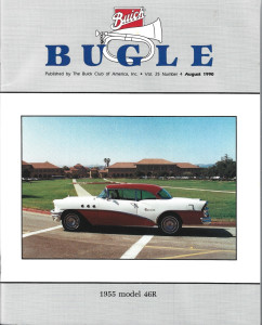 THE BUICK BUGLE 1990 AUG - '55 46 RIVIERA, '59 MODEL 4867